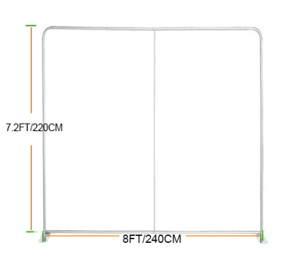 2.4M W x 2.2M H Media Wall