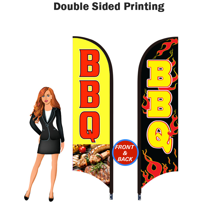 3.5 Metre / 12 Foot Feather Flag