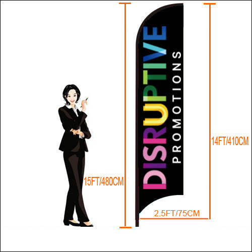 4.8 Metre / 16 Foot Feather Flag