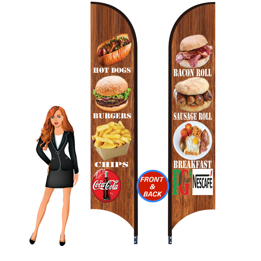 4.8 Metre / 16 Foot Feather Flag