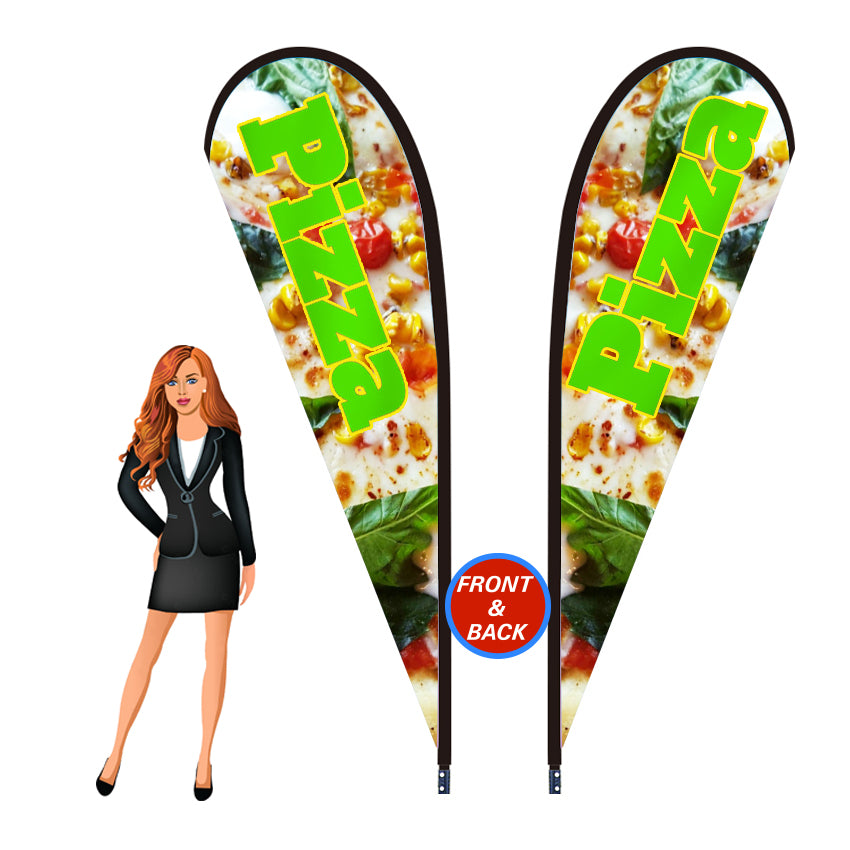 4.8 Metre / 16 Foot Tear Drop Flag