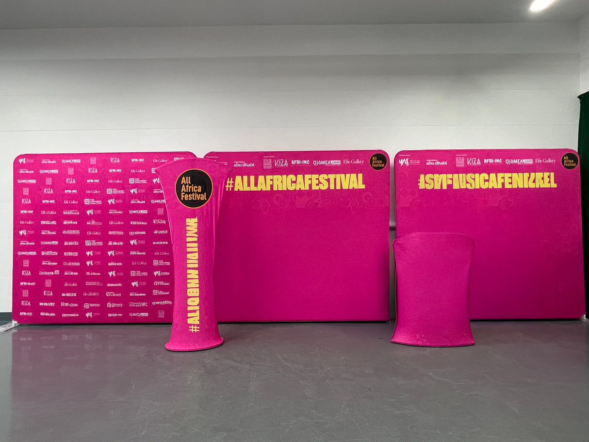 2.4M W x 2.2M H Media Wall