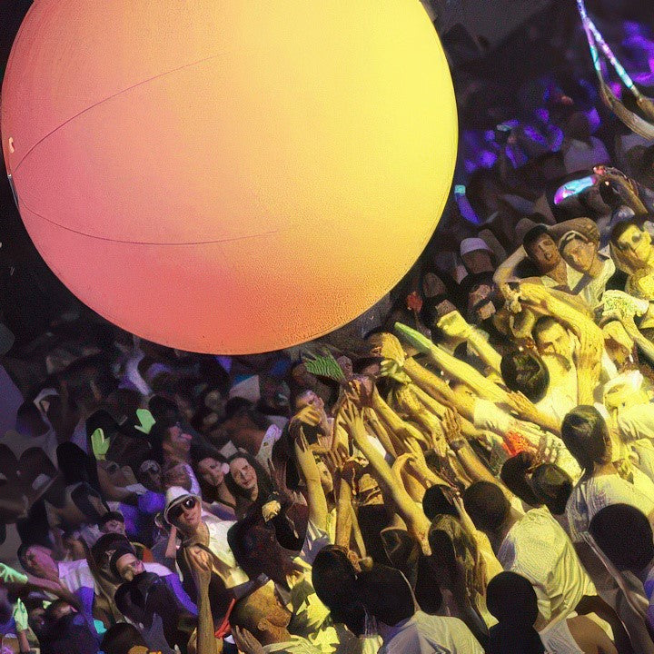 LED Crowd Balls - 2 Metre (LED = Light-Up)