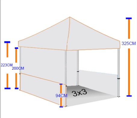 3m x 3m / 10FT x 10FT Marquee Options ( 7 Different Packages)