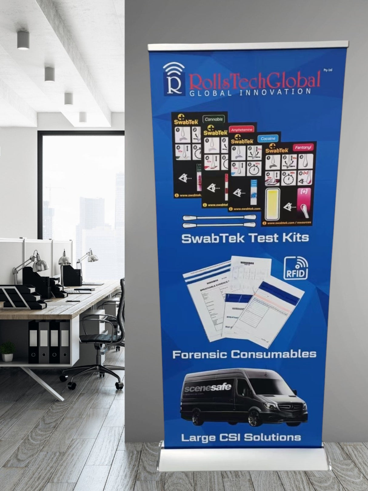 Premium Pull-Up Banner 85cm x 200cm