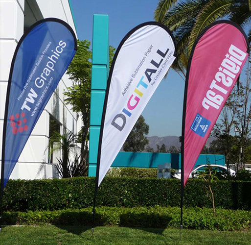 3.5 Metre / 12 Foot Tear Drop Flag