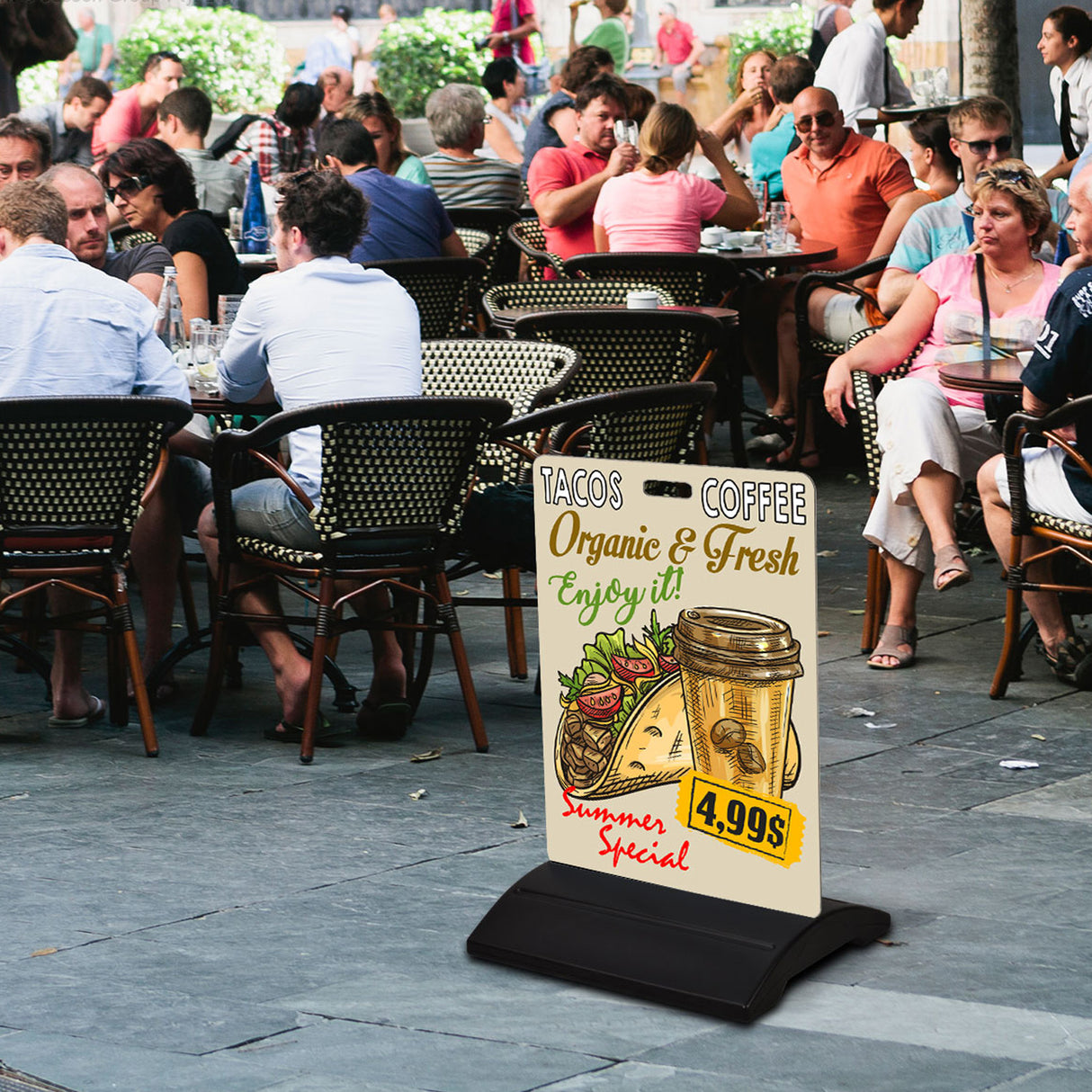 Water Base Footpath Sign