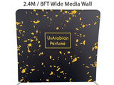 2.4M W x 2.2M H Media Wall