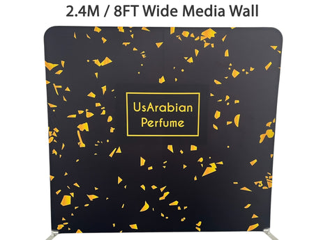 2.4M W x 2.2M H Media Wall