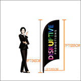 2.4 Metre / 8 Foot Feather Flag