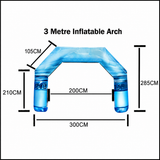 3 Meter Inflatable Arch with Branding