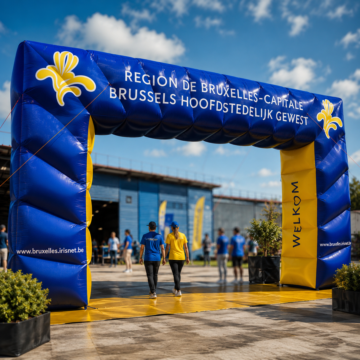Customised Inflatable Arch with Branding (Price on Request)