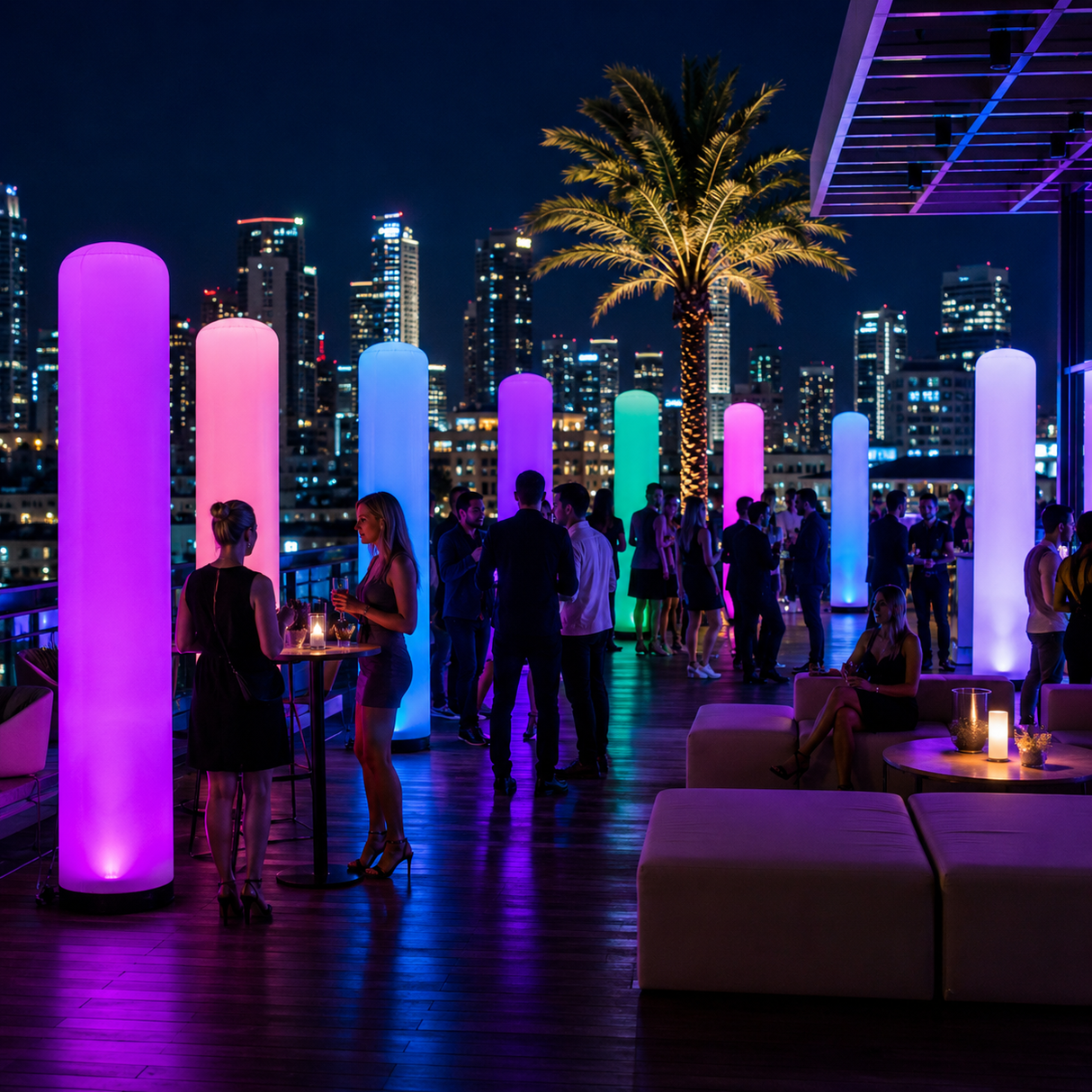 Customised LED Inflatables = Light-up (Priced To Order)