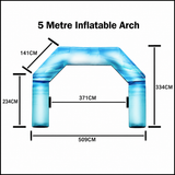 5 Meter Inflatable Arch with Branding