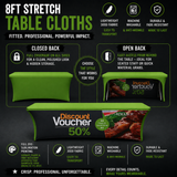 241cm / 8 Foot Stretch Table Cloth