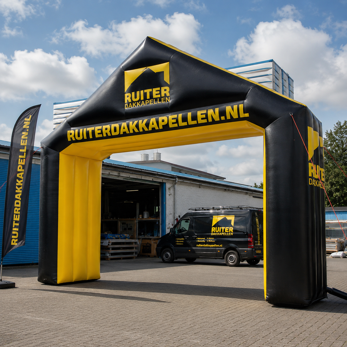 Customised Inflatable Arch with Branding (Price on Request)