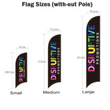 3.5 Metre / 12 Foot Feather Flag