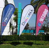 3.5 Metre / 12 Foot Tear Drop Flag